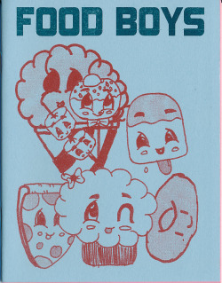 Hand drawn anthropomorphized foods